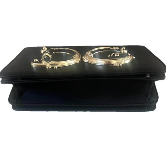 Black Clutch with Gold Logo - Picture 1 of 6